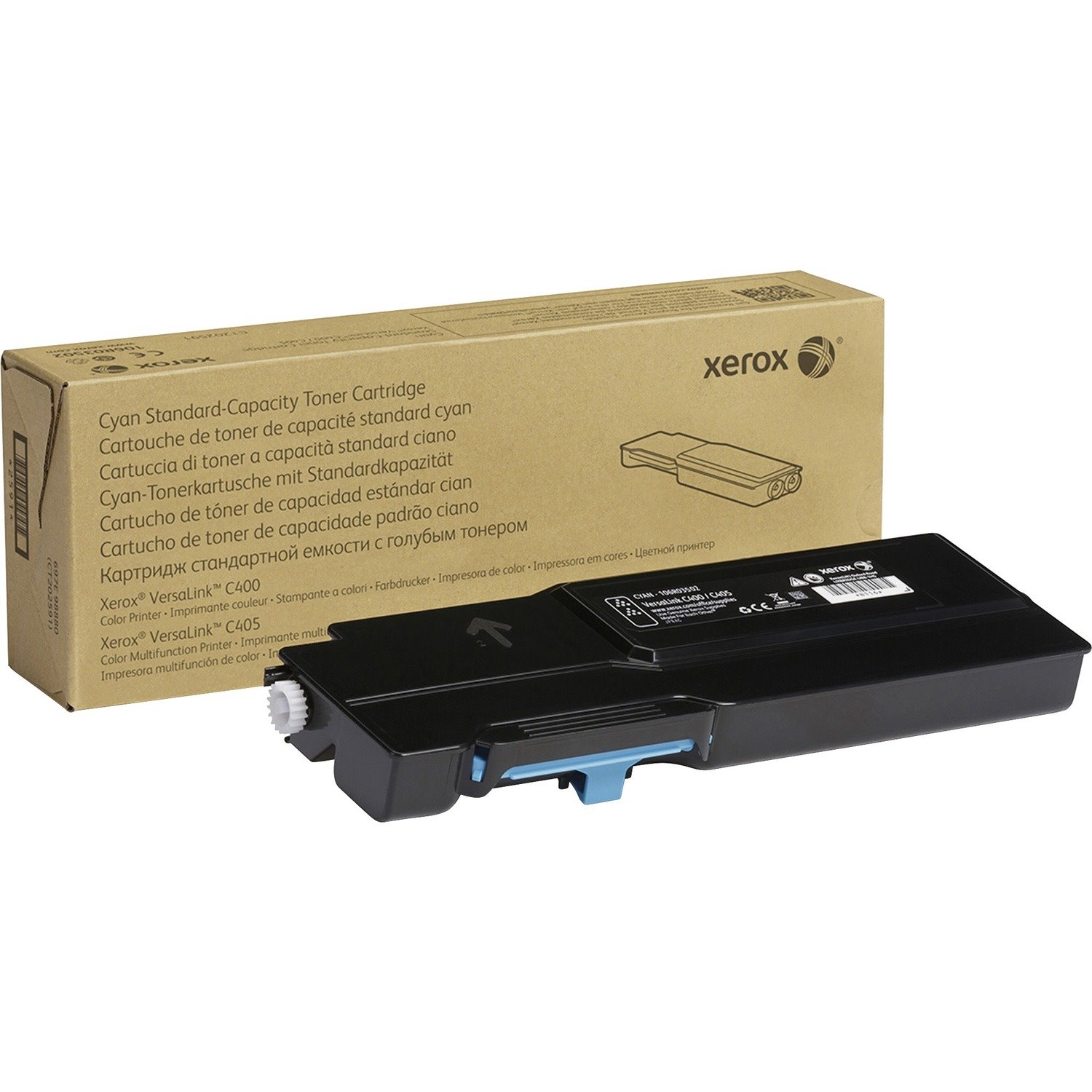 Xerox Original Standard Yield Laser Toner Cartridge - Cyan Pack