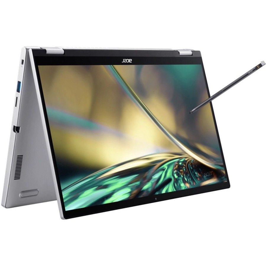 Acer Spin 3 SP314-55N SP314-55N-510G 14" Touchscreen Convertible 2 in 1 Notebook - Full HD - Intel Core i5 12th Gen i5-1235U - 8 GB - 512 GB SSD - English Keyboard - Pure Silver