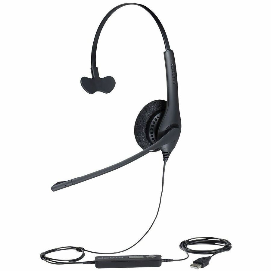 Jabra BIZ 1500 Bedraad Over het hoofd Mono Headset - Zwart