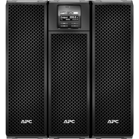 APC Smart-UPS On-Line, 8kVA/8kW, Tower, 208V, 8x 5-20R+6x L6-20R+2x L6-30R+1x L14-30R NEMA, NMC+SmartSlot, W/ transformer 208V to 120V, W/O rail kit