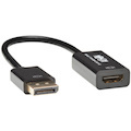 Eaton Tripp Lite Series DisplayPort to HDMI 4K Active Adapter Video Converter, DP Ver 1.2, HDCP, 4K 30Hz (M/F), 6-in. (15.24 cm)