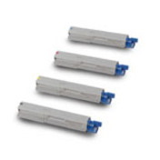 Oki 43459405 Original LED Toner Cartridge - Yellow Pack
