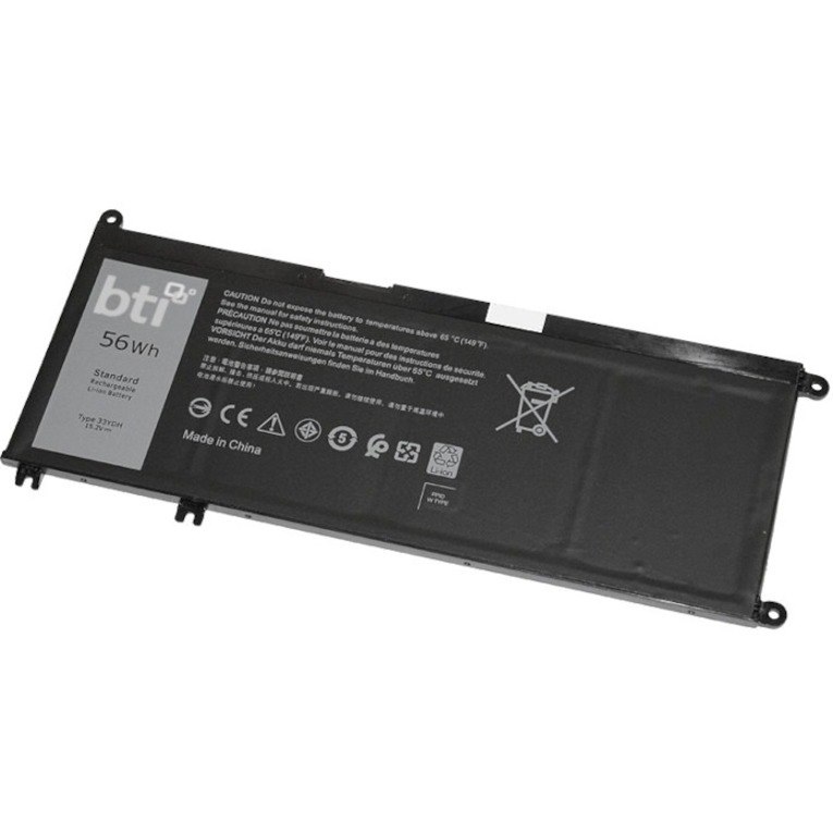 BTI 451-BBUW-BTI 15.2V 56WHR LI-ION BATTERY 99NF2, 0PVHT1, PVHT1, 451-BBUW INSPIRON 17 7778, 17 7779, 7570, 7577, 7586, 7773, 7778, 7779, 7786, LATITUDE 3380, 3400, 3480, 3490, 3500, 3580, 3590, VOSTRO 7570, 7580