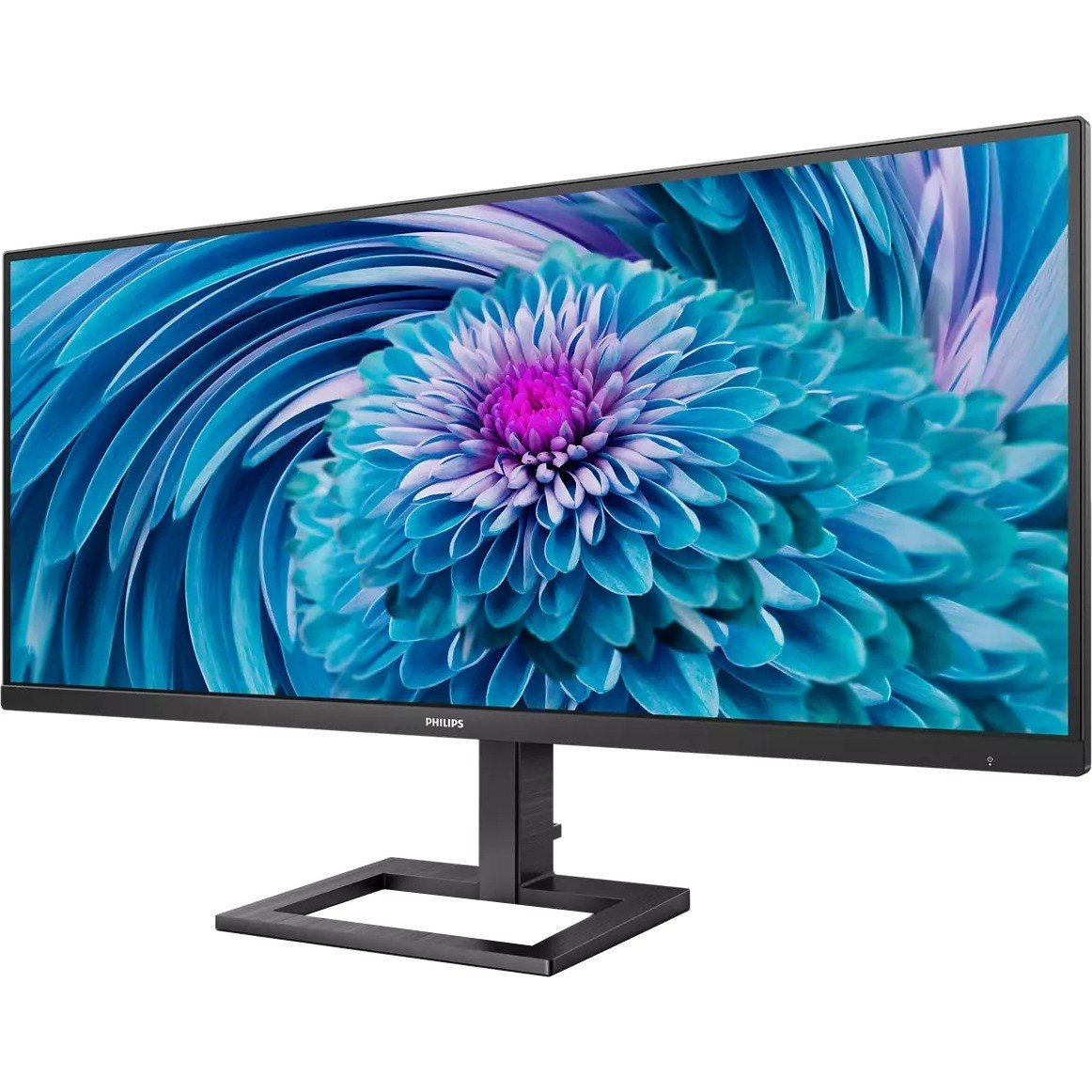 Philips 346E2LAE 34" Class UW-QHD LCD Monitor - 21:9 - Textured Black