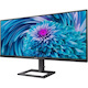 Philips 346E2LAE 34" Class UW-QHD LCD Monitor - 21:9 - Textured Black