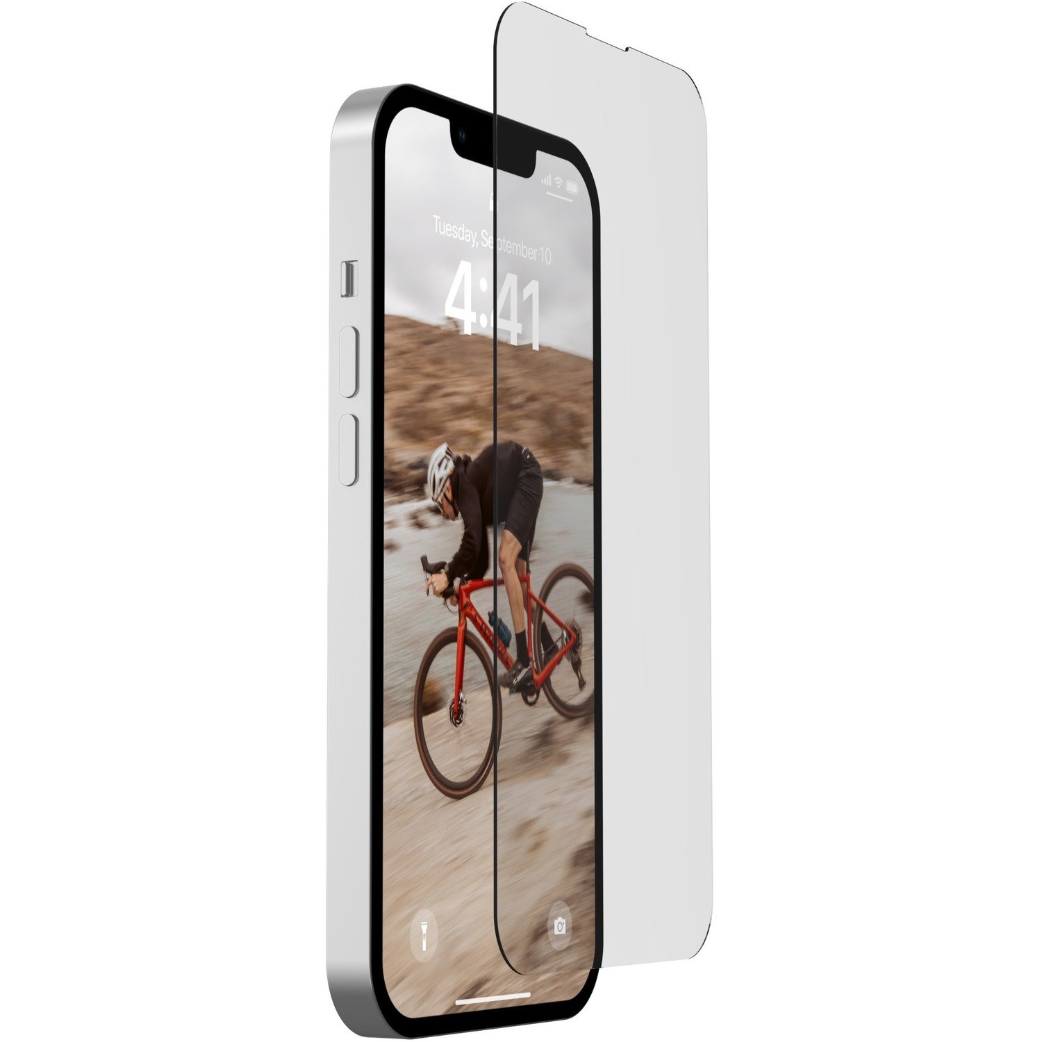Urban Armor Gear UAG Screen Protector for iPhone 14 - Glass Shield Clear - Clear Clear