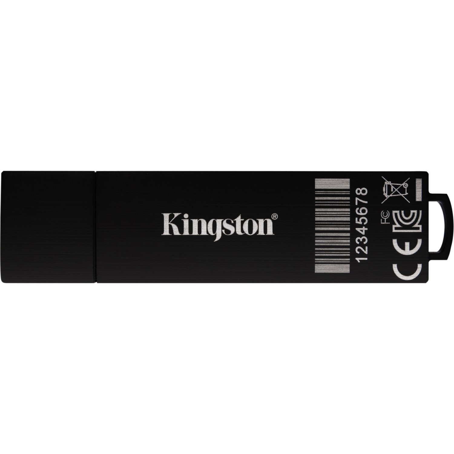 Kingston IronKey D300 D300S 8 GB USB 3.1 Flash Drive - Anthracite - TAA Compliant