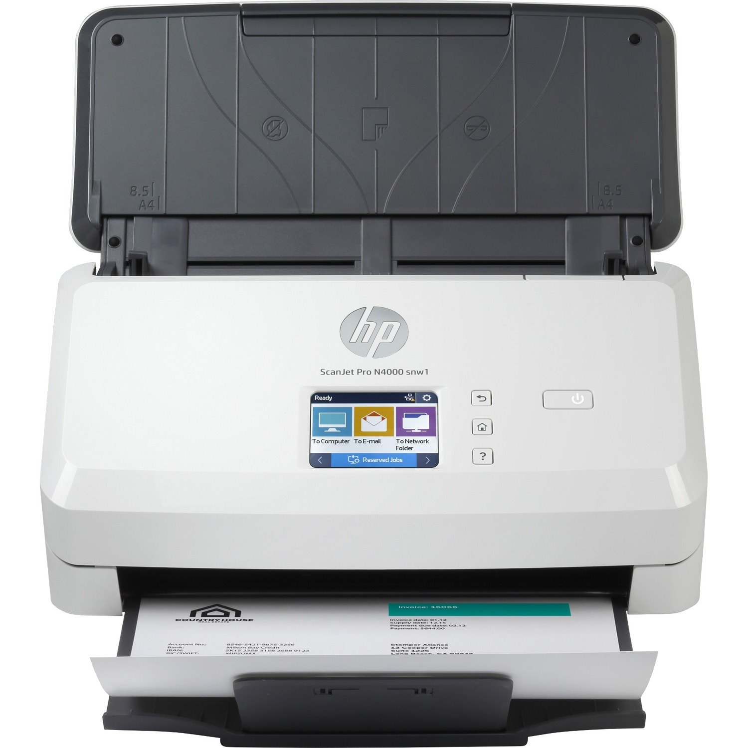 HP ScanJet Pro N4000 Sheetfed Scanner - 600 x 600 dpi Optical