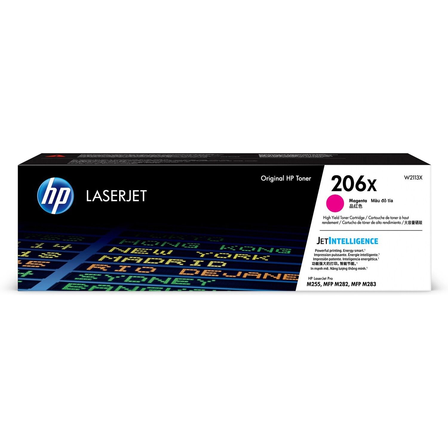 HP 206X Original High Yield Laser Toner Cartridge - Magenta - 1 Each