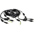 Vertiv Avocent USB Keyboard and Mouse, HDMI and Audio Cable, 10 ft. for Vertiv Avocent SV and SC Series Switches