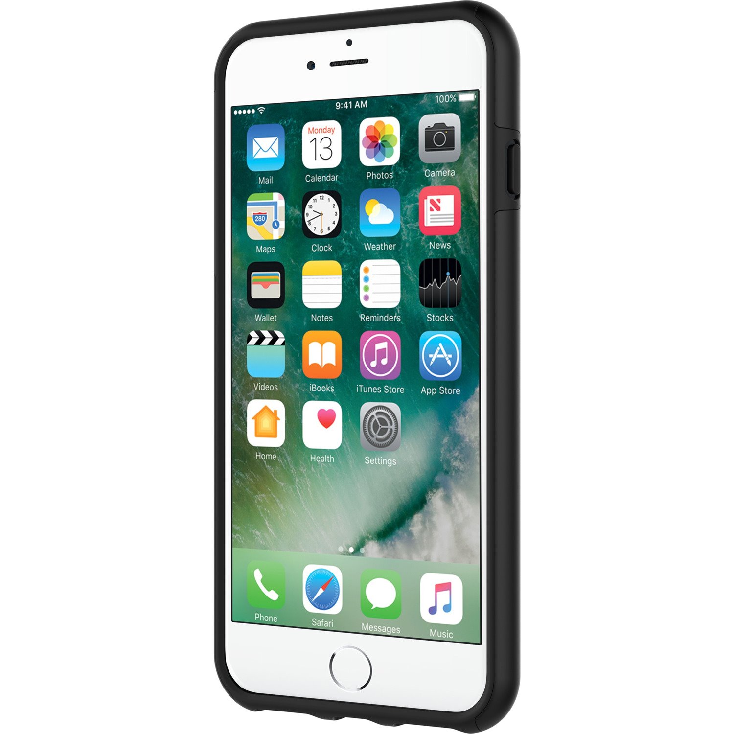 Incipio DualPro for iPhone 8 Plus, iPhone 7 Plus, & iPhone 6/6s Plus - Black/Black