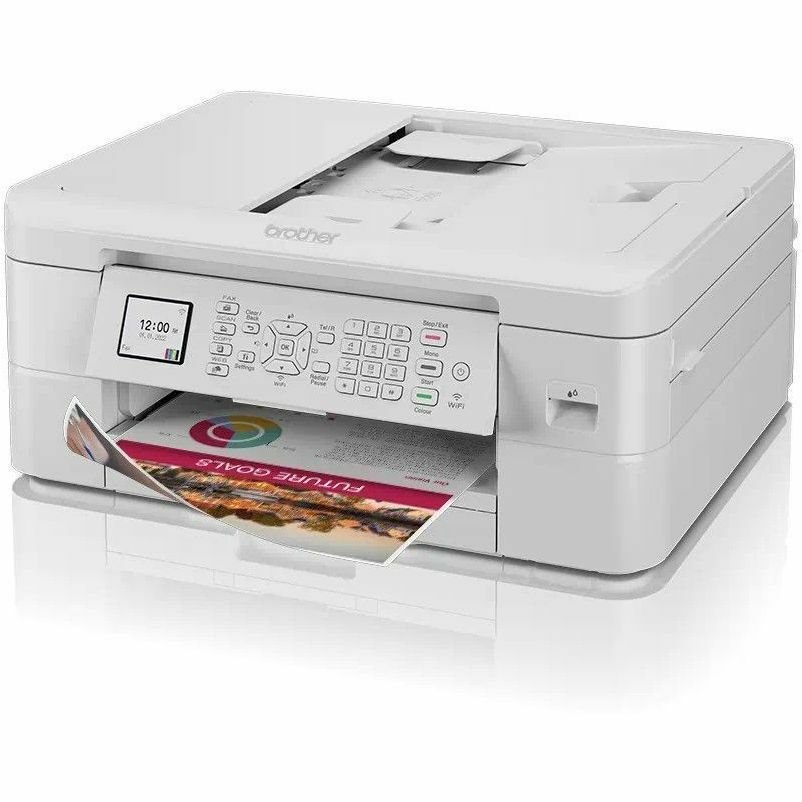 Brother MFC-J1010DW Wireless Inkjet Multifunction Printer - Colour - White