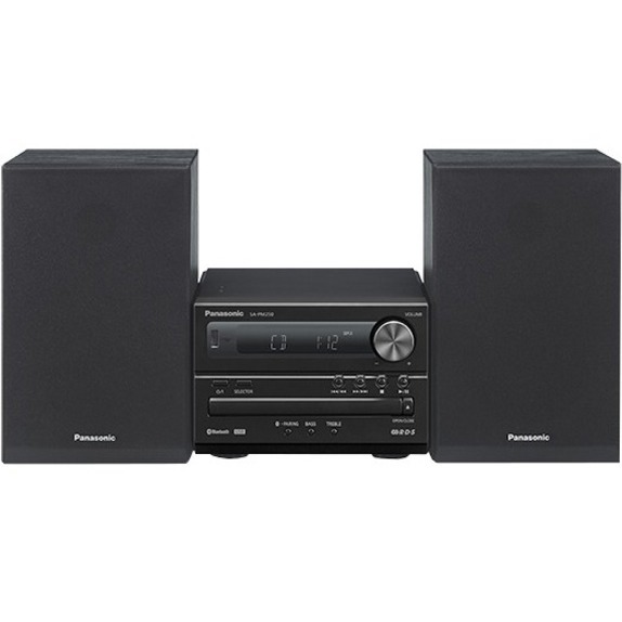 Panasonic SC-PM254 Micro Hi-Fi System - 20 W RMS - Black