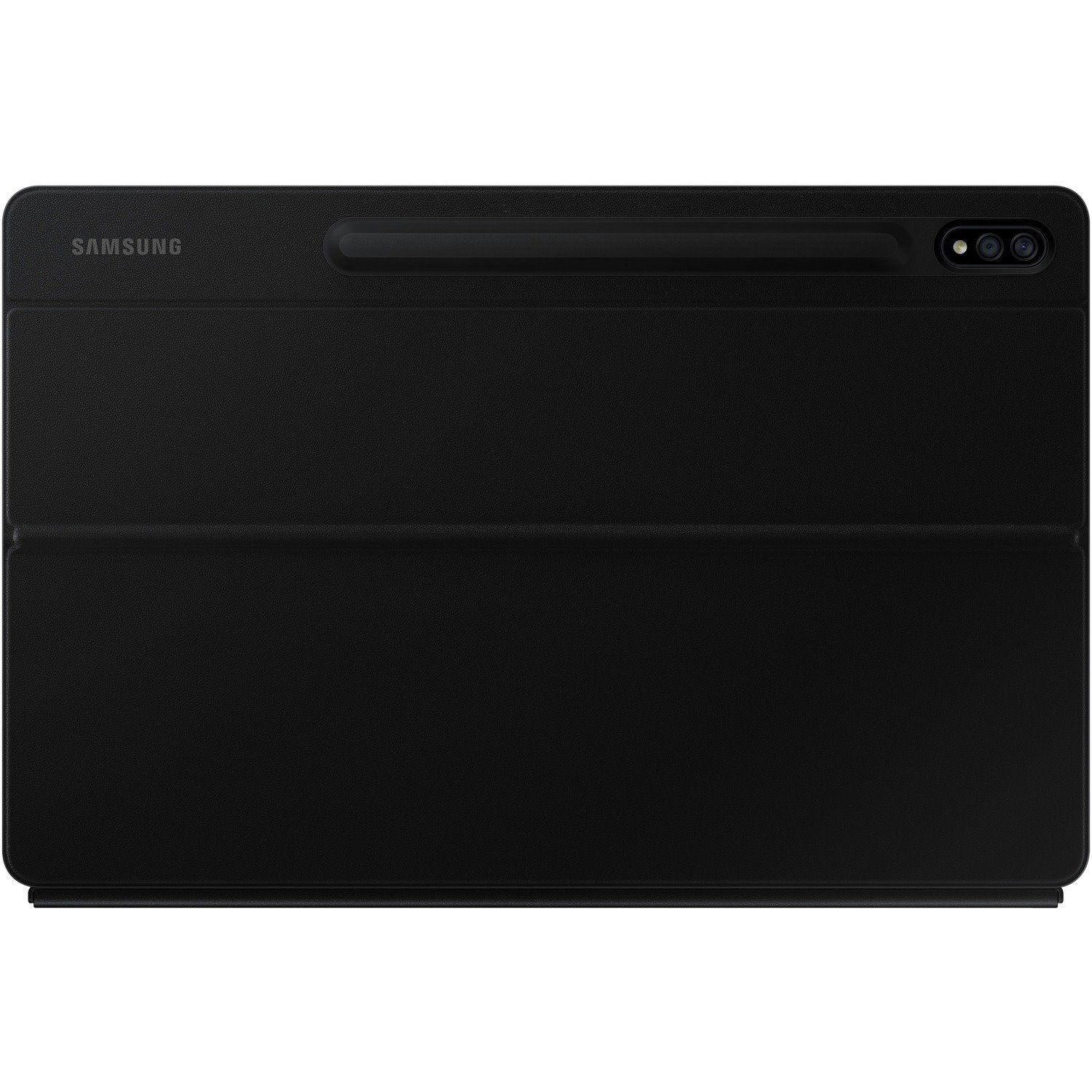 Samsung Book Cover Keyboard/Cover Case (Book Fold) Samsung Galaxy Tab S7+ Tablet - Black