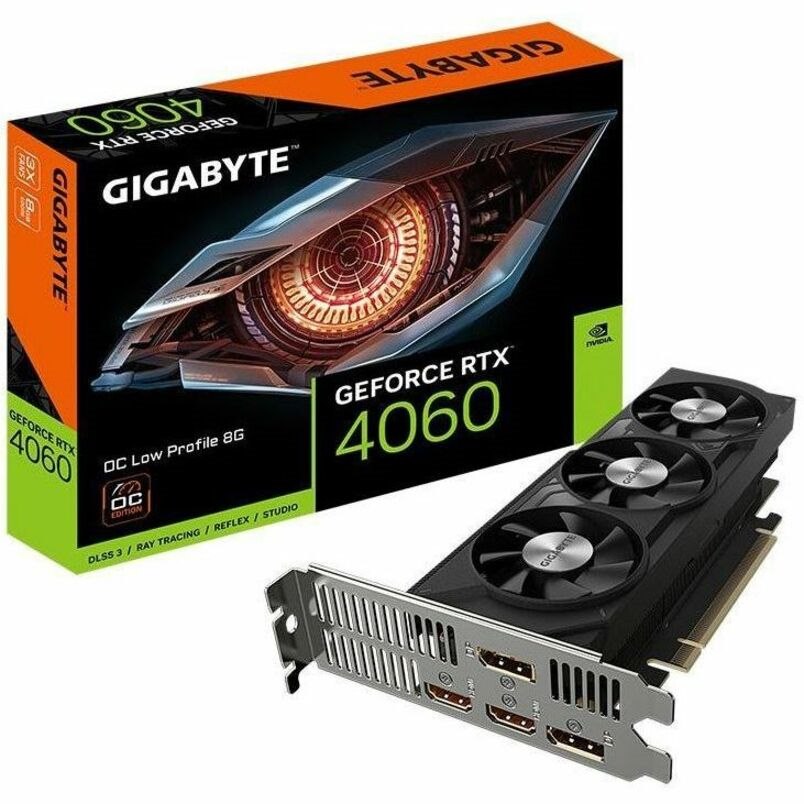 Gigabyte NVIDIA GeForce RTX 4060 Graphic Card - 8 GB GDDR6 - Low-profile