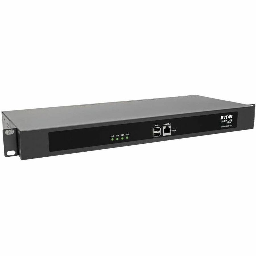 Eaton Tripp Lite Series 48-Port Console Server, USB Ports (2) - Dual GbE NIC, 4 Gb Flash, Desktop/1U Rack, TAA