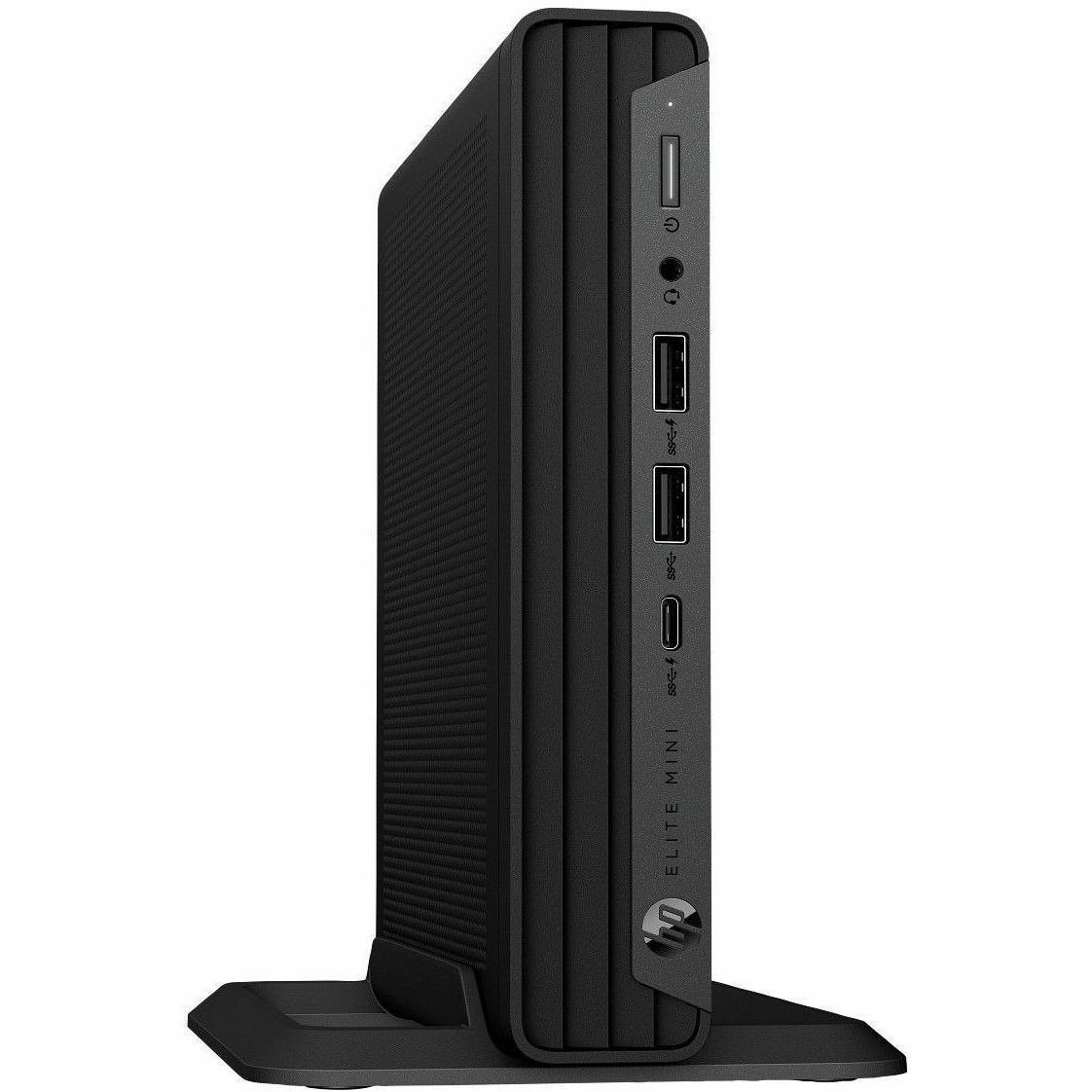 HP Elite Mini 800 G9 Desktop Computer - Intel Core i5 14th Gen i5-14500T - vPro Technology - 32 GB - 512 GB SSD - Desktop Mini - Jack Black
