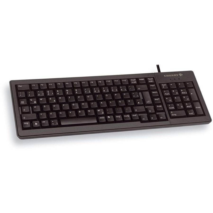 CHERRY G84-5200 Toetsenbord - Kabel Verbinding - USB Interface - Engels (US) - Zwart