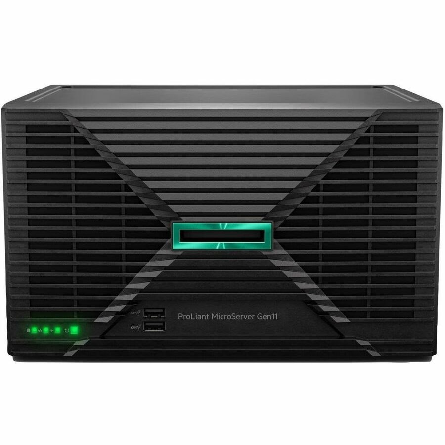 HPE ProLiant MicroServer Gen11 Ultra Micro Tower Server - 1 x Intel Xeon 6315P 2.80 GHz - 16 GB RAM - 8 TB HDD - (2 x 4TB) HDD Configuration - Serial ATA/600 Controller