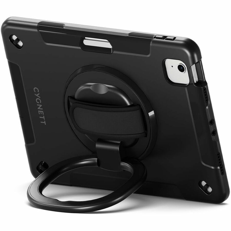 Cygnett GripStand Apple iPad Air (11') (M2/M3)/iPad Air (10.9')(5TH-4TH Gen)/iPad Pro 11' (4TH/3RD/2ND/1ST Gen)Case-Black(CY5202CPGRP),2Years Warranty