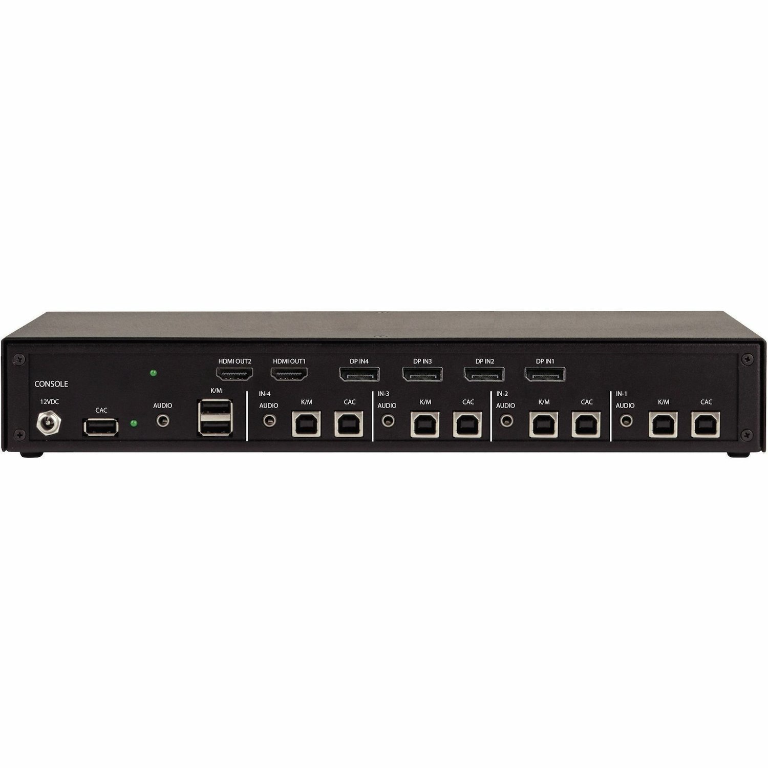 Black Box Secure NIAP 4.0 Certified KVM Switch - DisplayPort with MST, HDMI Out