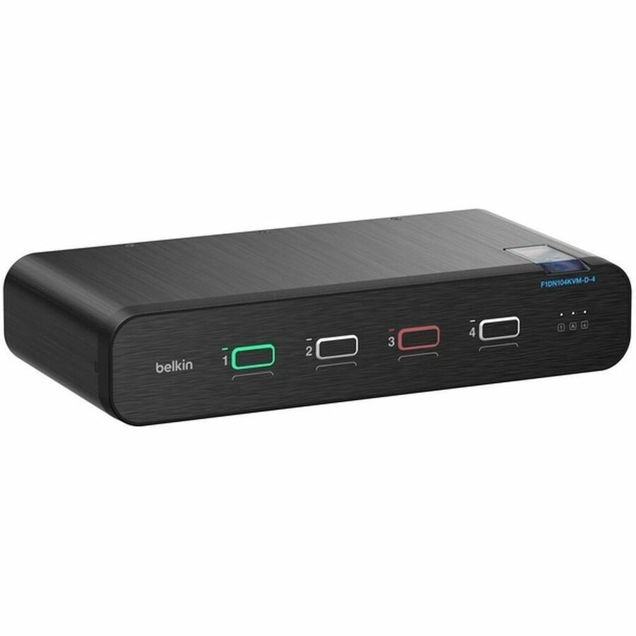 Belkin Universal DisplayPort Secure KVM, 4-Port Single Head without CAC