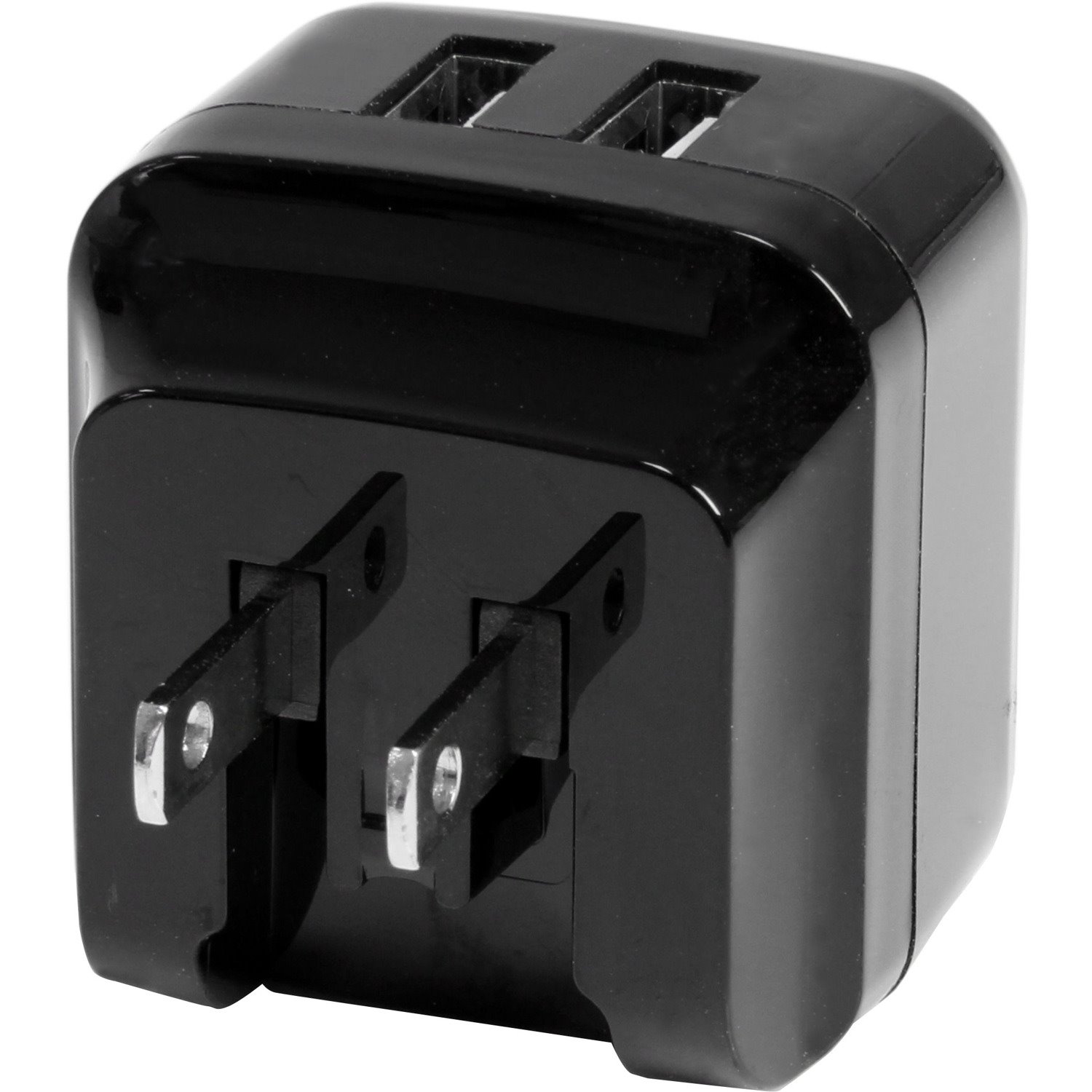 StarTech.com Travel USB Wall Charger - 2 Port - Black - Universal Travel Adapter - International Power Adapter - USB Charger