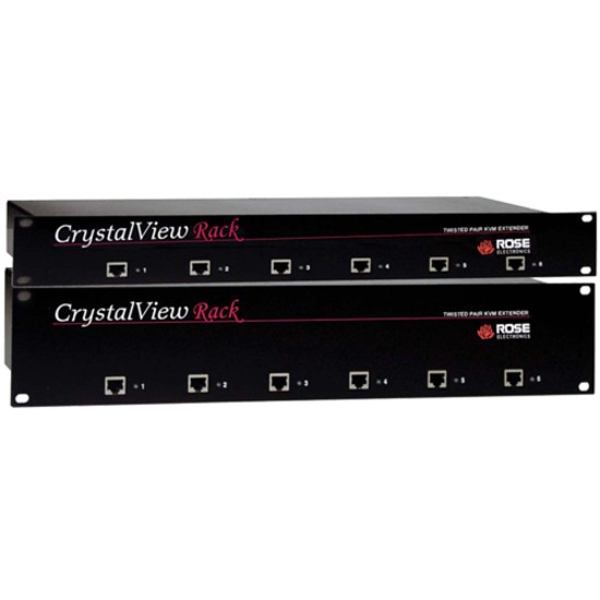 Rose Electronics CrystalView CRV-R/AUD KVM Console