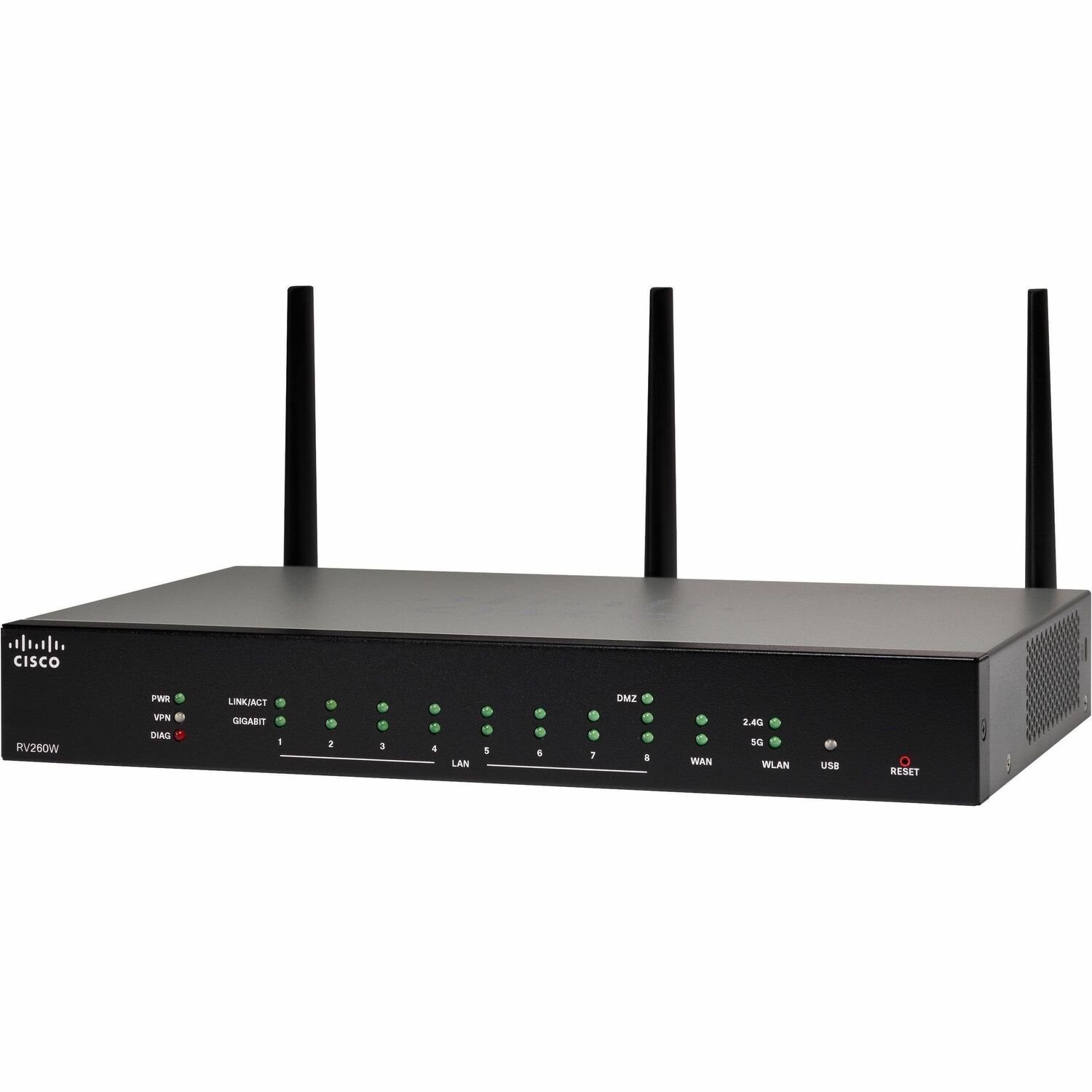 Cisco RV260W Wi-Fi 5 IEEE 802.11ac Ethernet Wireless Router - Refurbished