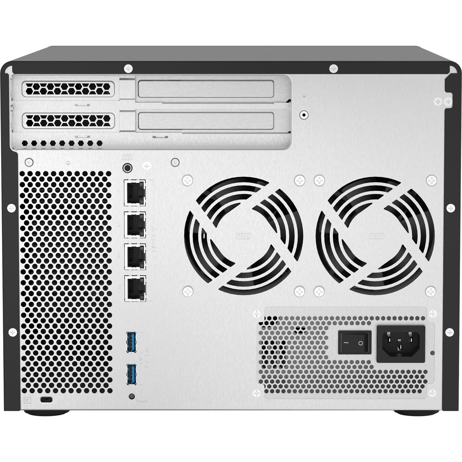 QNAP Cost-effective Intel Xeon D desktop QuTS Hero NAS with Quad-port 2.5GbE