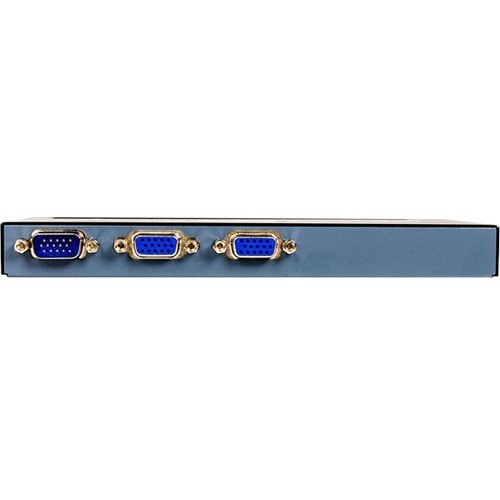 StarTech.com Signal Splitter - Steel - Black - TAA Compliant