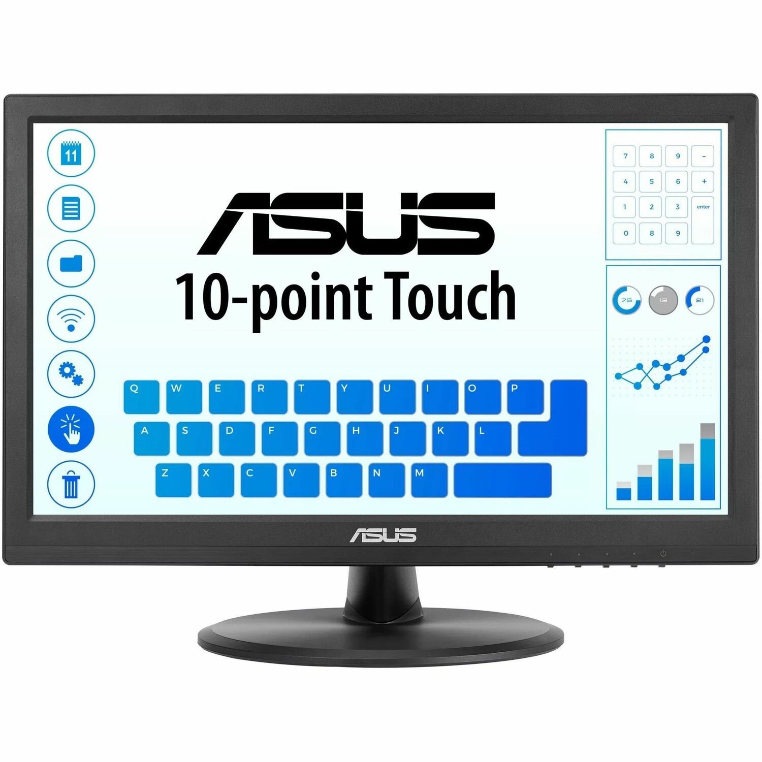 Asus VT169HE 16" Class LED Touchscreen Monitor - 16:9 - 5 ms