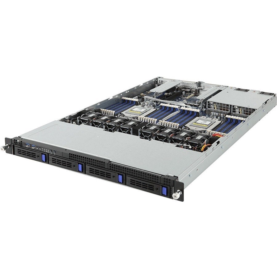 Gigabyte R181-Z90 Server Barebone System - 1U Rack-mountable - Socket SP3 - 2 x Processor Support