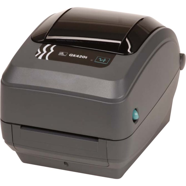 Zebra GK420t Desktop Thermal Transfer Printer - Monochrome - Label Print - Fast Ethernet - USB