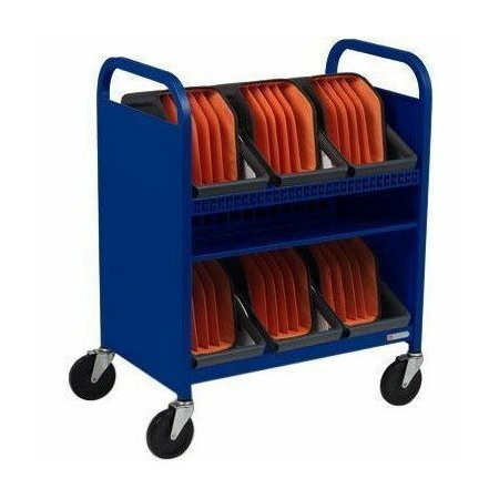 Bretford CUBE Transport Cart with Caddies - TVCT30CAD