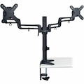 Eaton Tripp Lite Series Dual Full Motion Flex Arm Desk Clamp for 13" to 27" Monitors