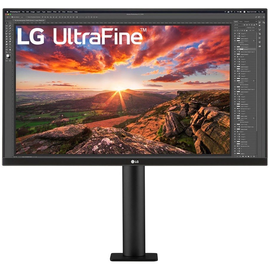 LG UltraFine 27BN88U-B 27" Class 4K UHD LCD Monitor - 16:9 - Textured Black