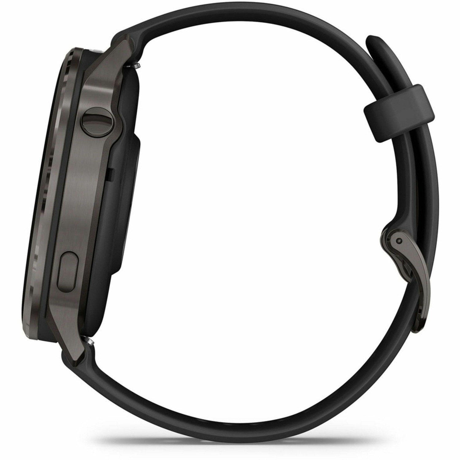 Garmin Venu 4 - 45 mm Slate with Black Silicone Band