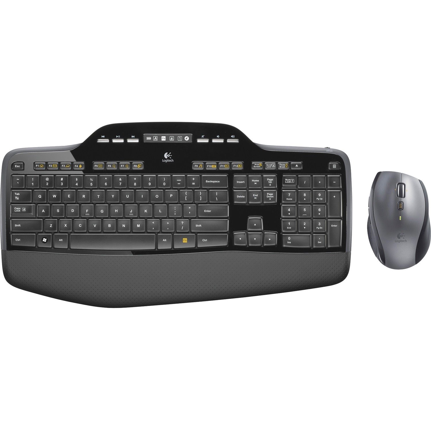 Logitech MK710 Wireless Keyboard and Mouse Combo for Windows, 2.4GHz Advanced Wireless, Wireless Mouse