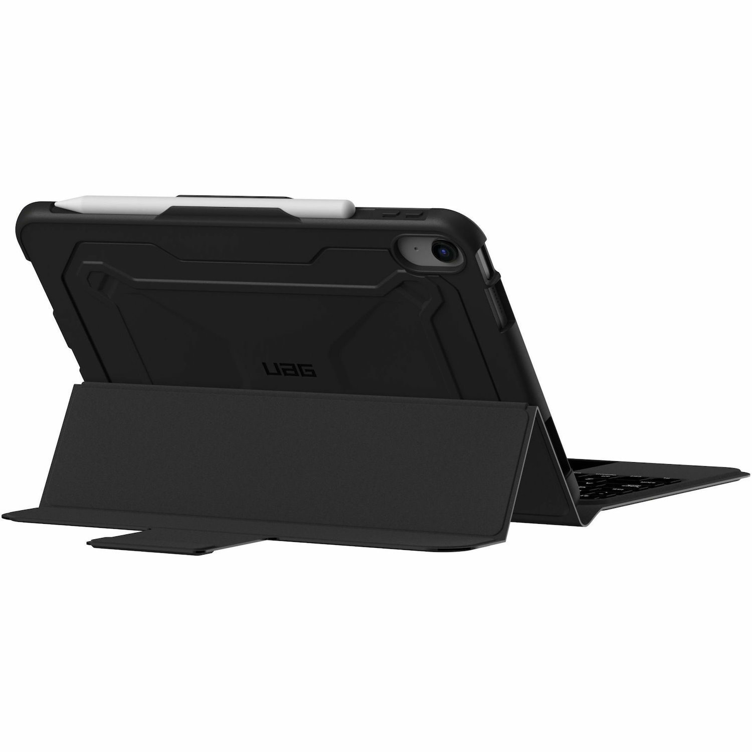 Urban Armor Gear Rugged Keyboard/Cover Case (Folio) for 10.9" Apple iPad (11th Generation), iPad (10th Generation) iPad - Black, Ash