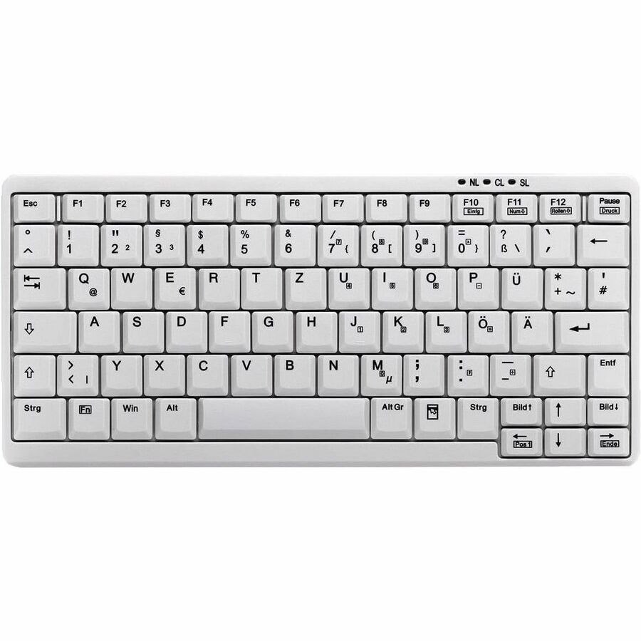 Active Key Keyboard - Cable Connectivity - PS/2 Interface - White