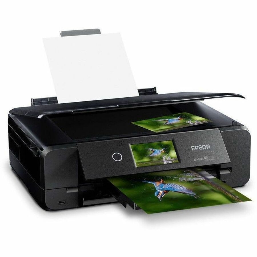 Epson Expression Photo XP-980 Wired & Wireless Inkjet Multifunction Printer - Color