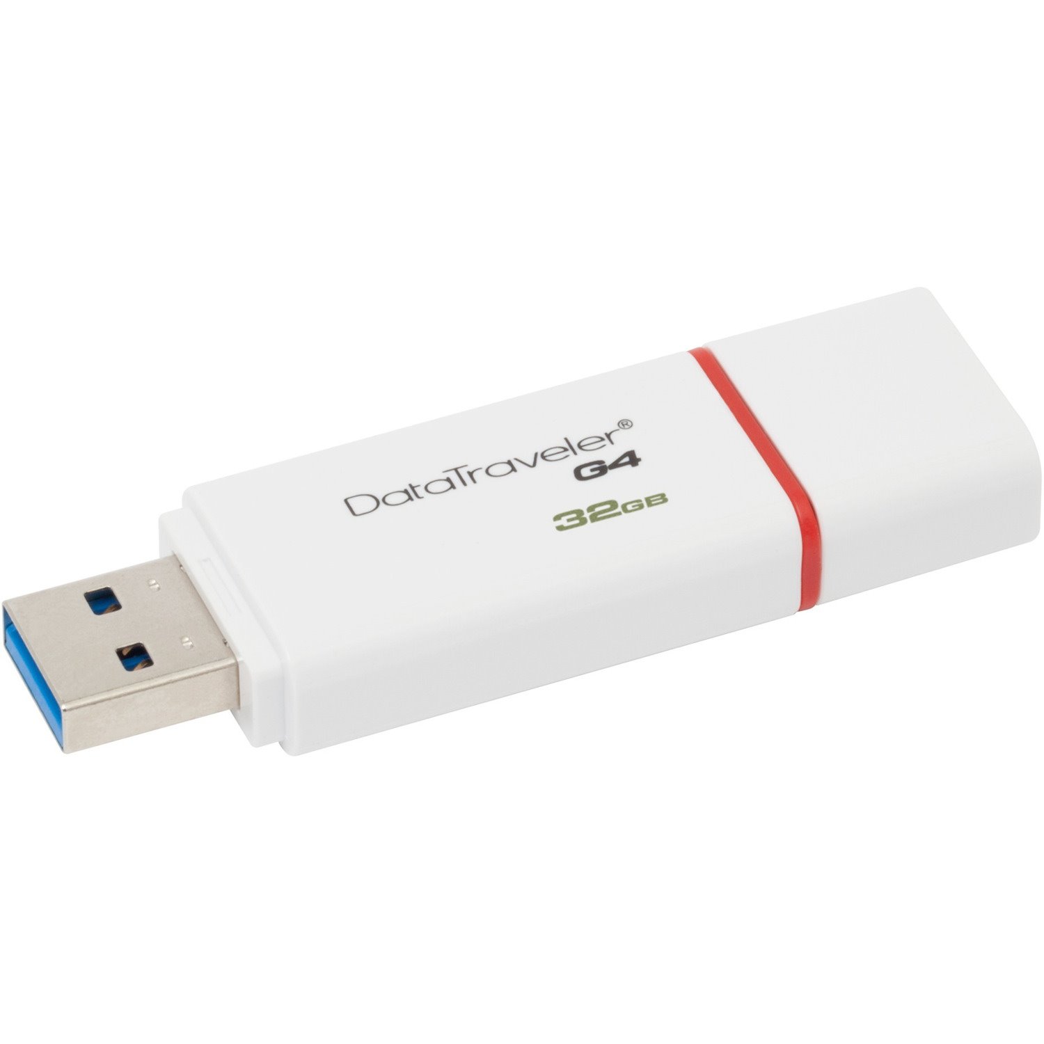 Kingston DataTraveler G4 32 GB USB 3.0 Flash Drive - Red, White