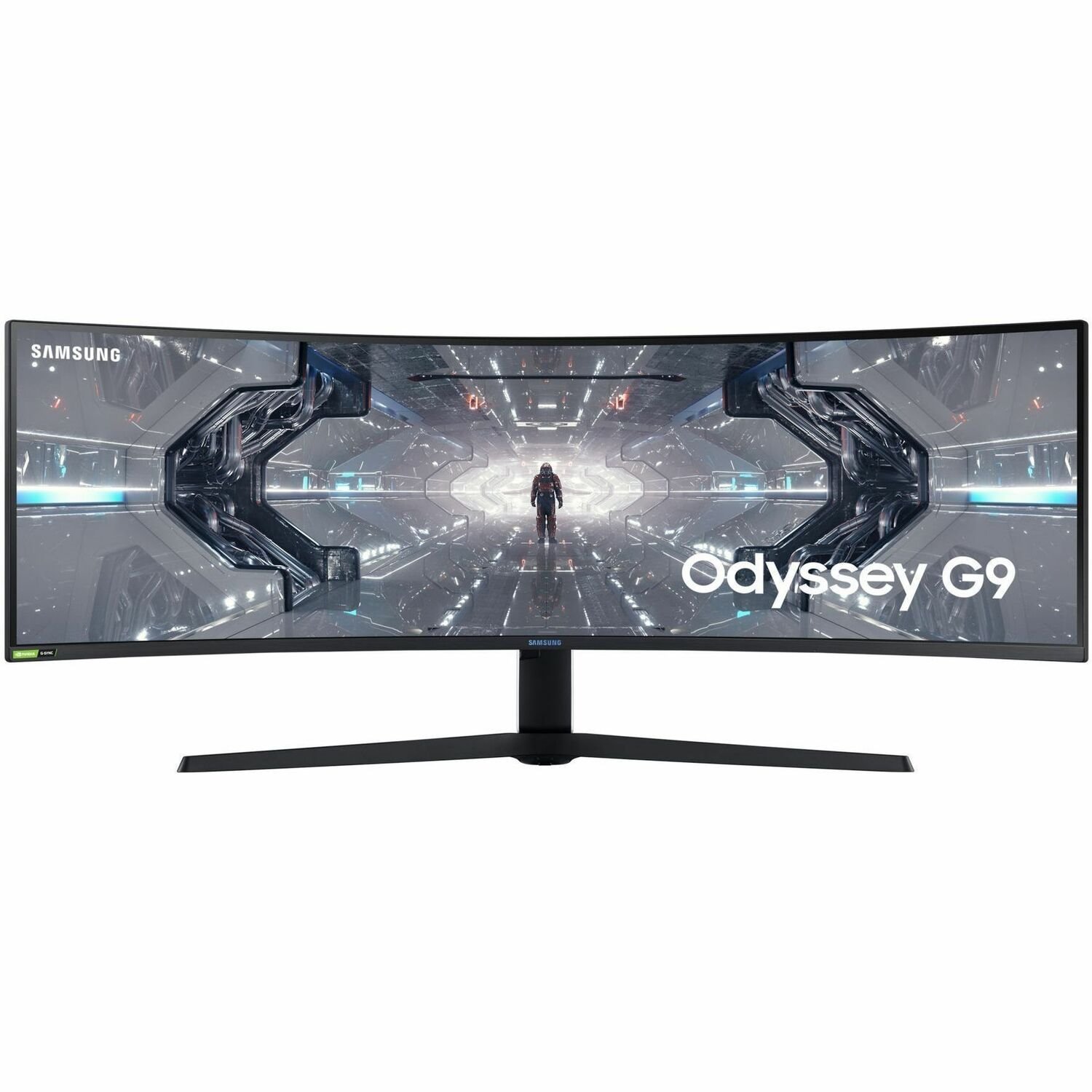 Samsung Odyssey G9 C49G95TSSU 49" Class Dual Quad HD (DQHD) Curved Screen Gaming LCD Monitor - 32:9 - Black