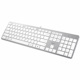 Adesso EasyTouch AKB-730UW Keyboard - Cable Connectivity - USB Type C Interface - English (US) - White
