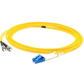AddOn 40m LC (Male) to ST (Male) Yellow OS2 Duplex Fiber OFNR (Riser-Rated) Patch Cable