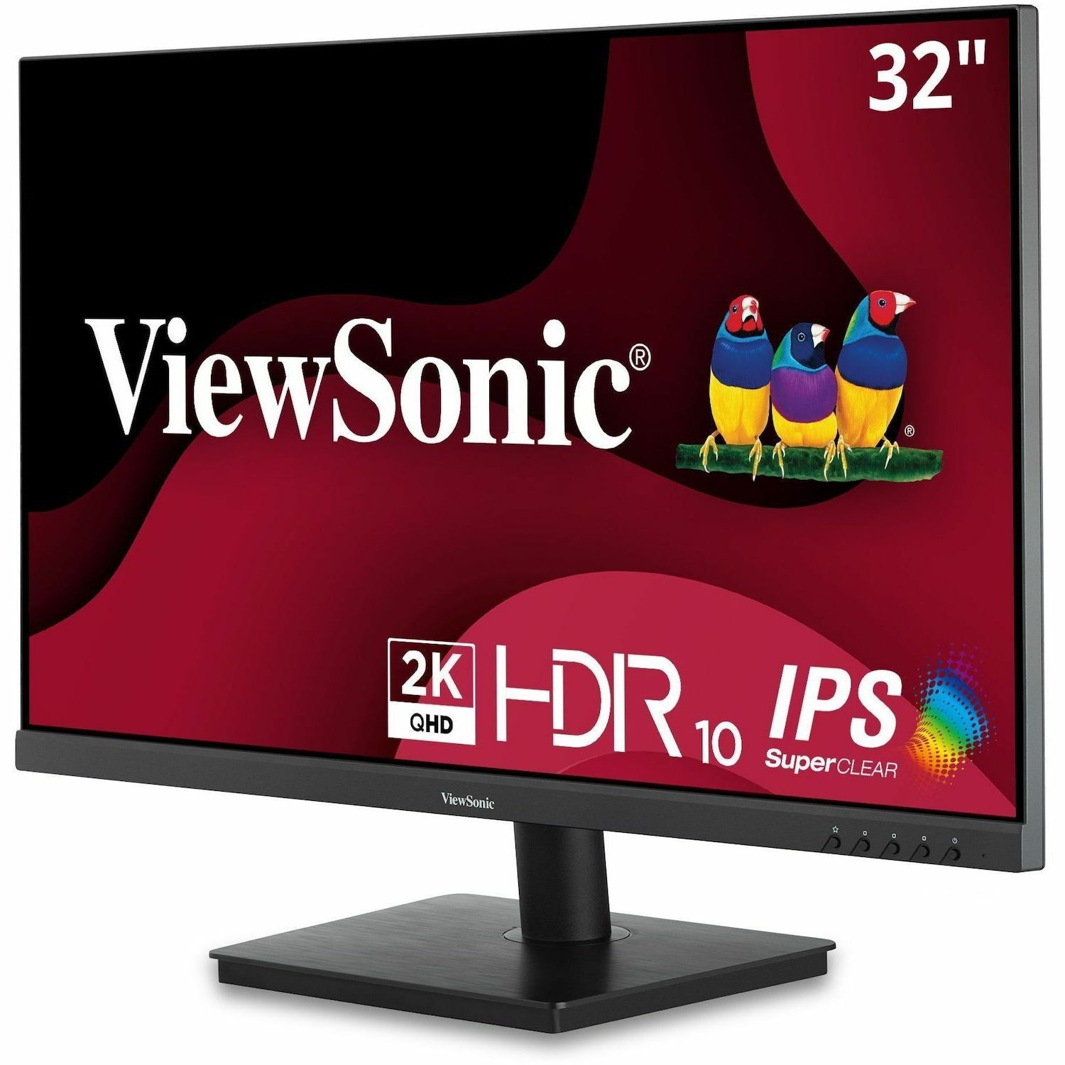 ViewSonic VS3225-2K 32 Inch QHD 1440p IPS Monitor with HDMI, DisplayPort, and Variable Refresh Rate for Home and Office