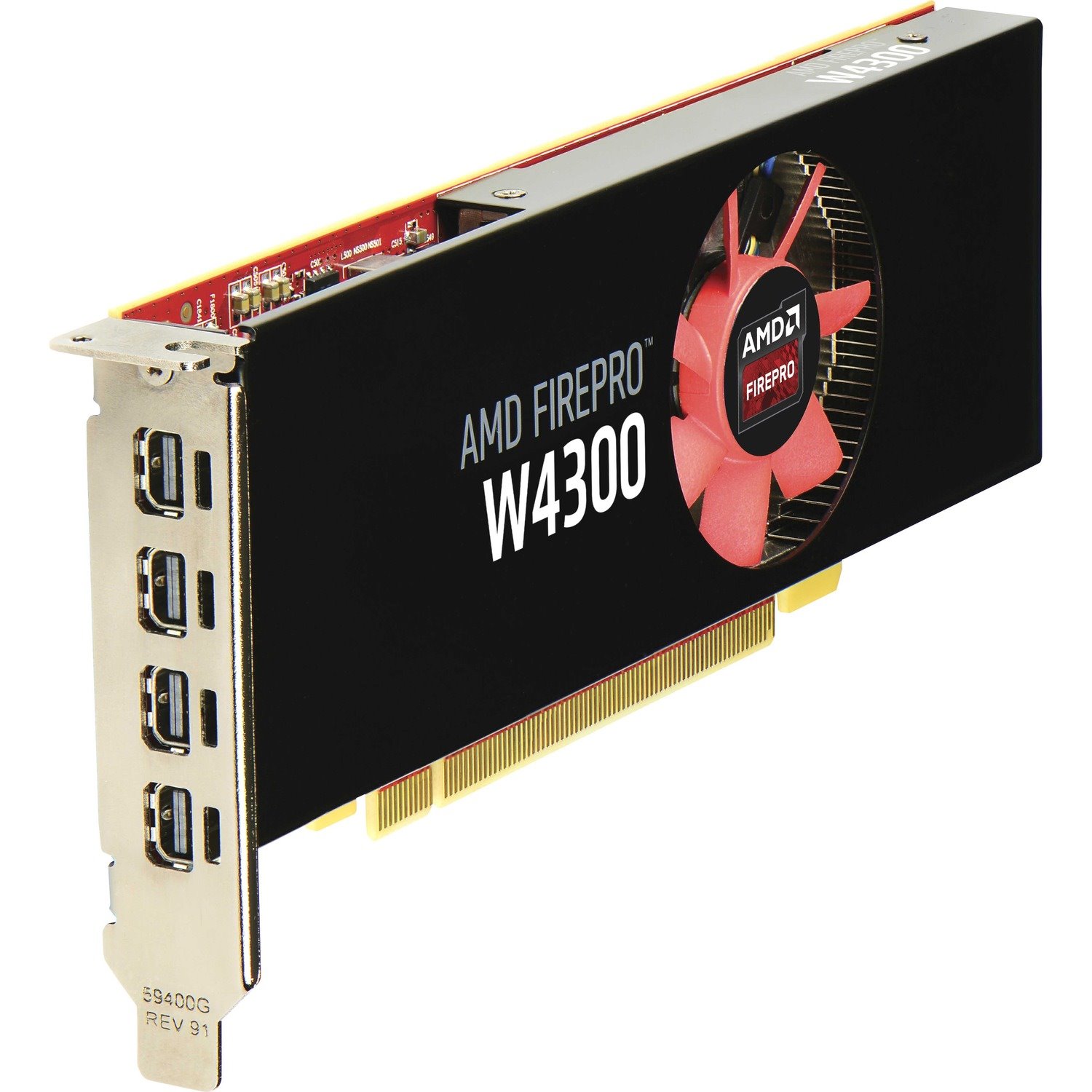 HP AMD FirePro W4300 Graphic Card - 4 GB GDDR5 - Low-profile