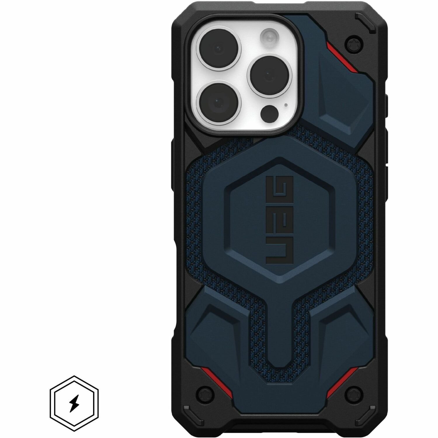 Urban Armor Gear Monarch Pro Robuust Case voor Apple iPhone 16 Pro Smartphone