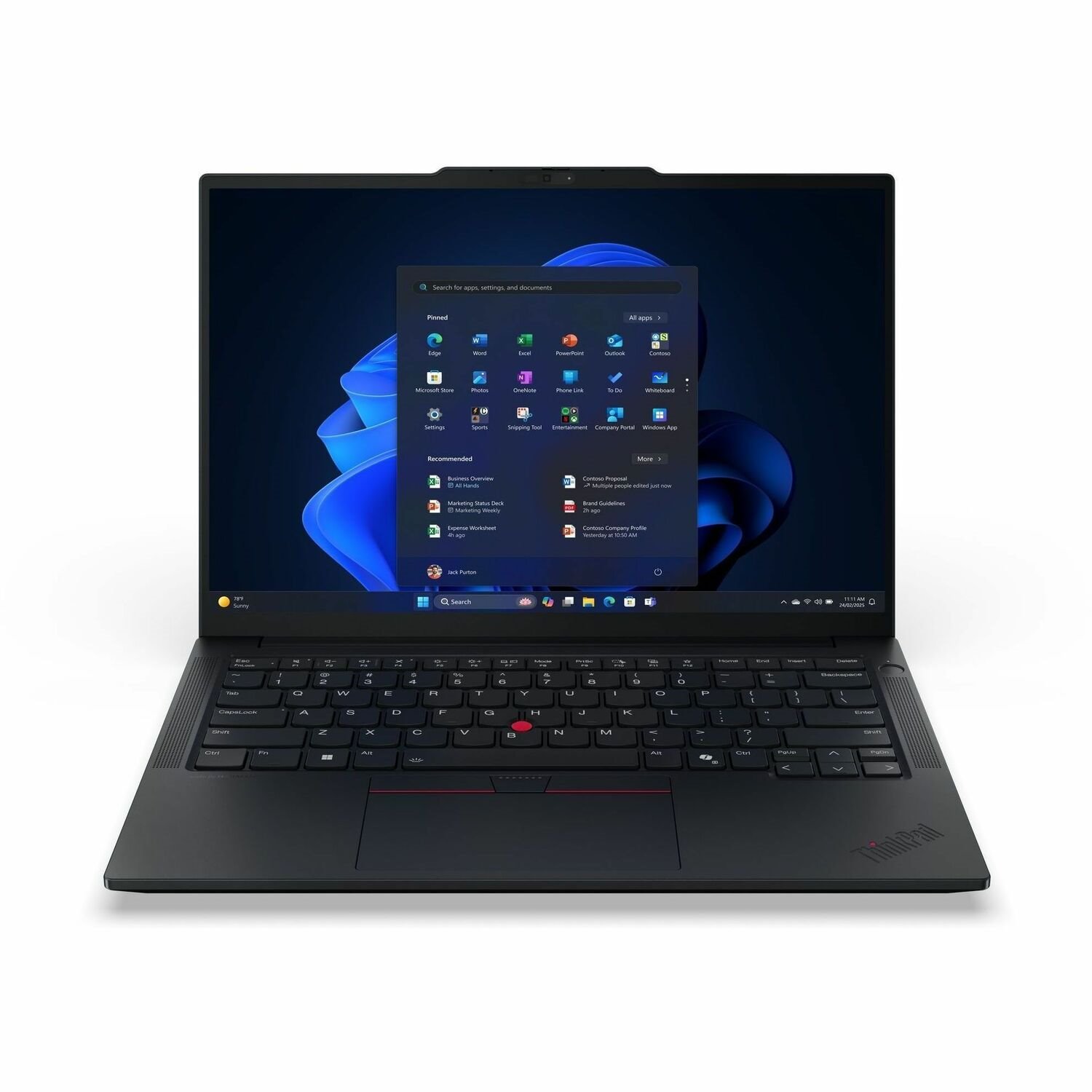 Lenovo ThinkPad E14 Gen 7 21SX0039US 14" Notebook - WUXGA - Intel Core Ultra 7 255H - 16 GB - 512 GB SSD - English Keyboard - Black